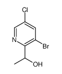 1-(3-bromo-5-chloropyridin-2-yl)ethanol结构式