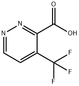 4-(trifluoromethyl)pyridazine-3-carboxylic acid Structure
