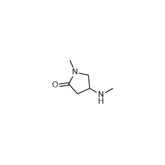 1-Methyl-4-(methylamino)pyrrolidin-2-one picture