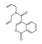 1-oxo-N,N-bis(prop-2-enyl)isochromene-4-carboxamide Structure