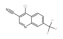 4-Chloro-7-trifluoromethyl-quinoline-3-carbonitrile structure