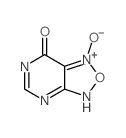 [1,2,5]Oxadiazolo[3,4-d]pyrimidin-7(3H)-one,1-oxide结构式