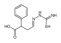 (4E)-4-(Carbamothioylhydrazono)-2-phenylbutanoic acid结构式