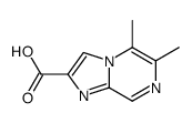 Imidazo[1,2-a]pyrazine-2-carboxylic acid, 5,6-dimethyl- (9CI)结构式