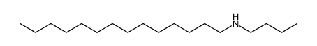 N-butyltetradecan-1-amine Structure