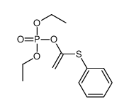 diethyl 1-phenylsulfanylethenyl phosphate结构式