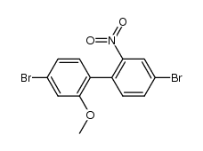 2-methoxy-2'-nitro-4,4'-dibromobiphenyl Structure