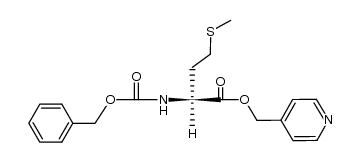 picolyl N-Cbz-methioninate结构式