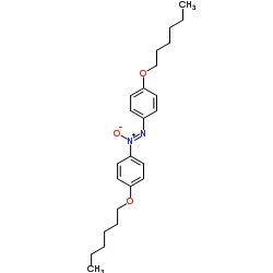 4,4'-dihexyloxyazoxybenzene Structure