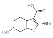 Thieno[2,3-c]pyridine-3-carboxylic acid, 2-amino-4,5,6,7-tetrahydro-6-Methyl- picture