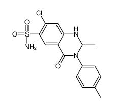 7-chloro-2-methyl-3-(4-methylphenyl)-4-oxo-1,2-dihydroquinazoline-6-sulfonamide Structure