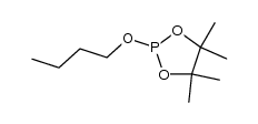 2-butoxy-4,4,5,5-tetramethyl-[1,3,2]dioxaphospholane Structure