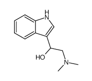 2-dimethylamino-1-indol-3-yl-ethanol结构式