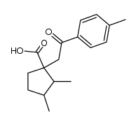 α.α-(2.3-Dimethylcyclopentan)-β-(p-tolyl)-propionsaeure结构式