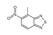 4-methyl-5-nitro-2,1,3-benzothiadiazole结构式