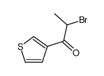 1-Propanone, 2-bromo-1-(3-thienyl)- (8CI,9CI) Structure