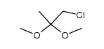 α-chloroacetone dimethyl acetal Structure