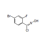 4-Bromo-2-fluoro-N-hydroxybenzimidoyl Chloride Structure