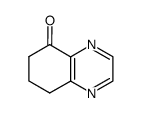 7,8-dihydroquinoxalin-5(6H)-one结构式