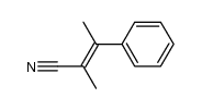 trans-α,β-dimethylcinnamonitrile结构式