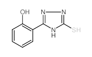 2-(5-疏基-4H-[1,2,4]噻唑-3-基)-苯酚结构式