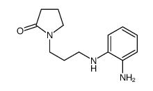 1-(3-(2-AMINOPHENYLAMINO)PROPYL)PYRROLIDIN-2-ONE结构式