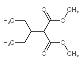 (1-乙基丙基)丙二酸二甲酯结构式
