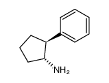 rel-(1R,2R)-2-苯基环戊烷-1-胺结构式