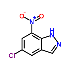 5-Chloro-7-nitro-1H-indazole structure