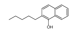 2-n-Pentyl-1-naphthol Structure