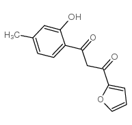 1-(furan-2-yl)-3-(2-hydroxy-4-methylphenyl)propane-1,3-dione Structure