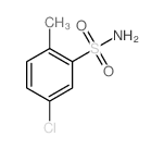 5-chloro-2-methyl-benzenesulfonamide structure