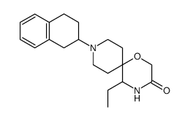 5-ethyl-9-(1,2,3,4-tetrahydro-naphthalen-2-yl)-1-oxa-4,9-diaza-spiro[5.5]undecan-3-one Structure