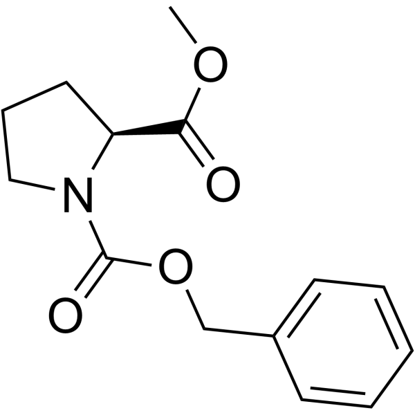 (S)-1-Benzyl 2-methyl pyrrolidine-1,2-dicarboxylate structure