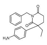 3-(4-aminophenyl)-1-benzyl-3-ethylpiperidine-2,6-dione结构式