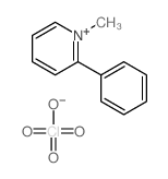 1-Methyl-2-phenylpyridinium perchlorate Structure