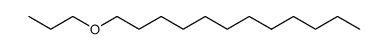 dodecyl n-propyl ether Structure