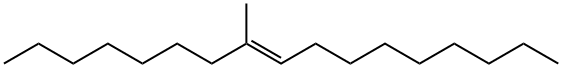 (E)-8-Methyl-8-heptadecene结构式