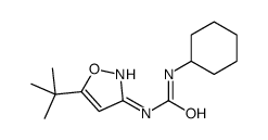 1-(5-tert-butyl-1,2-oxazol-3-yl)-3-cyclohexylurea Structure