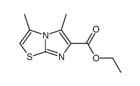 3,5-dimethyl-imidazo[2,1-b]thiazole-6-carboxylic acid ethyl ester结构式