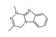 [1,2,4]Triazino[4,3-a]benzimidazole,1,4-dihydro-1,3-dimethyl-(9CI) structure