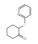 2-pyridin-2-ylsulfanylcyclohexan-1-one Structure