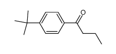 1-(4-(tert-butyl)phenyl)butan-1-one structure