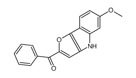 (6-methoxy-4H-furo[3,2-b]indol-2-yl)-phenylmethanone Structure