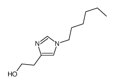 2-(1-hexylimidazol-4-yl)ethanol结构式