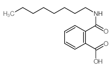 2-(octylcarbamoyl)benzoic acid结构式