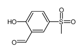 2-羟基-5-(甲磺酰基)苯甲醛结构式