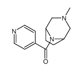 8-Isonicotinoyl-3-methyl-3,8-diazabicyclo[3.2.1]octane Structure