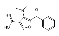 5-benzoyl-4-(dimethylamino)-1,2-oxazole-3-carboxamide Structure