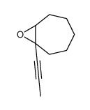 8-Oxabicyclo[5.1.0]octane, 1-(1-propynyl)- (9CI) Structure